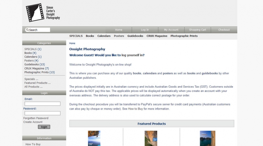 Onsight Photography Shop